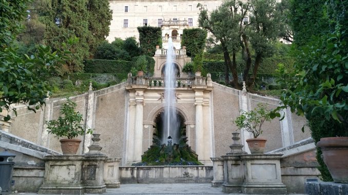 Fontana dei dragoni a Villa d'Este